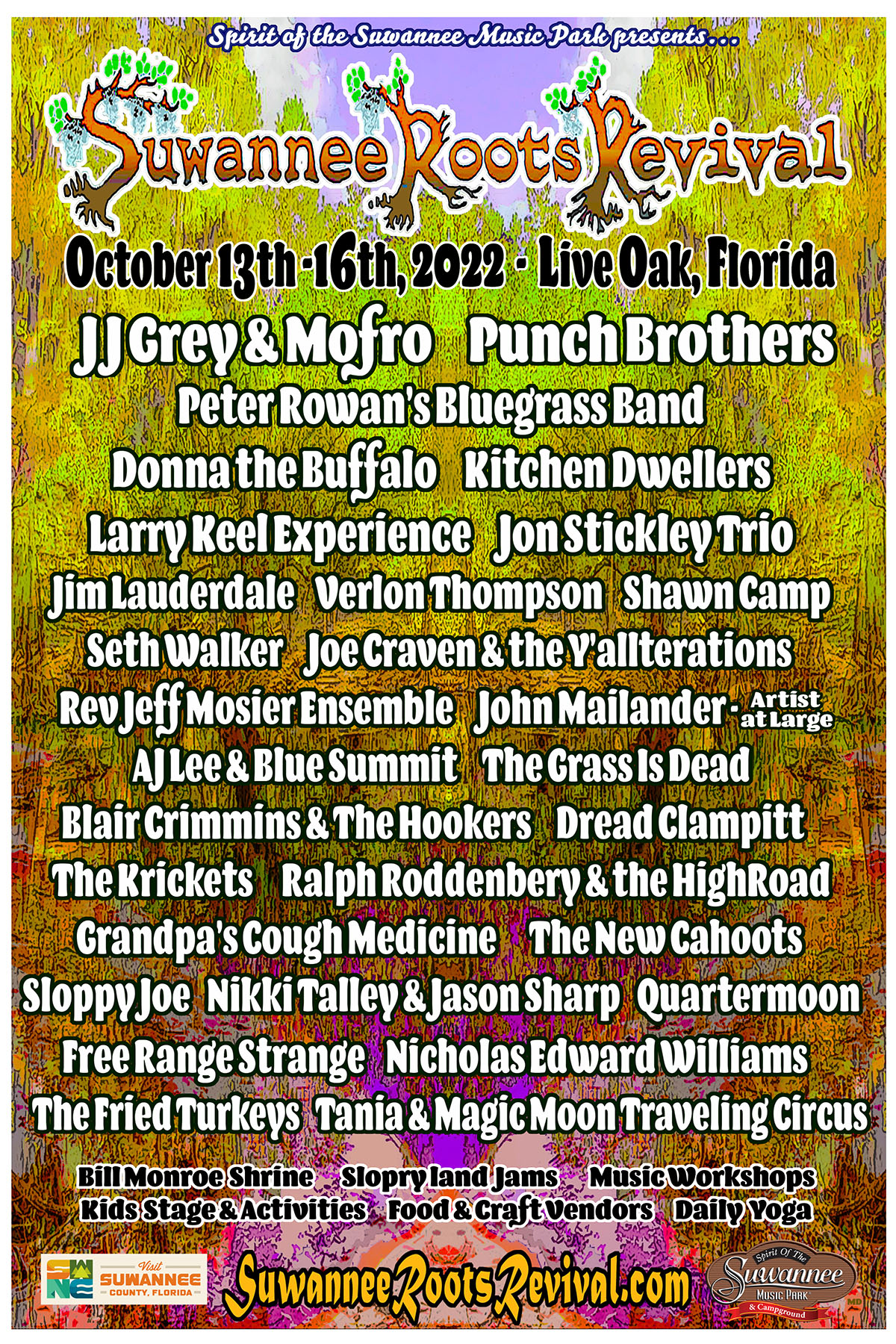 Lineup - Suwannee Roots Revival